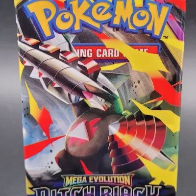 Pokémon TCG Mega Evolution Pitch Black Sealed Booster Pack, Excadrill Cover Art