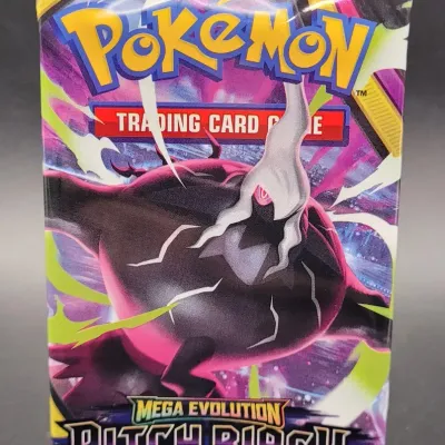 Pokémon TCG Mega Evolution Pitch Black Sealed Booster Pack, Darkrai Cover Art