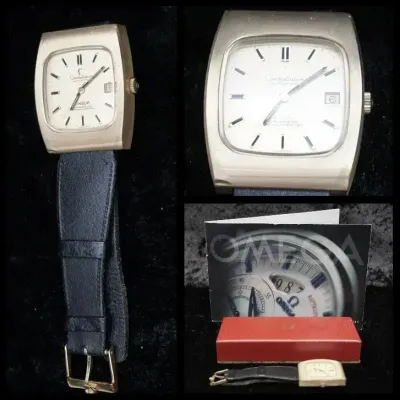 Authentic 1970 OMEGA CONSTELLATION GOLD TV DIAL AUTO CHRONOMETER WATCH w BOX/COA