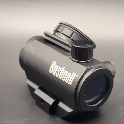 Bushnell Red Dot Sight, Model No. 731303, Black, with Integrated Rail Mount