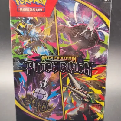 Pokémon TCG Mega Evolution Pitch Black Booster Bundle, 6 Booster Packs, Shrink-Wrapped