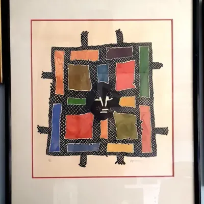Odon Guy Houdouin Patak Signed Original Etching Aquatint Art Print 3/45