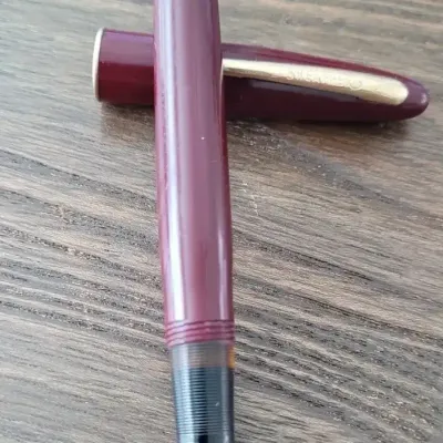 Sheaffer Craftsman Burgundy Touchdown FP 14K Nib