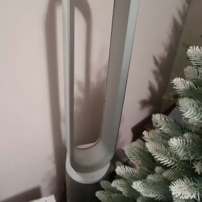 Sale Photo Thumbnail #123: Dyson Pure Cool bladeless tower fan and air purifier, shown with its original retail box.