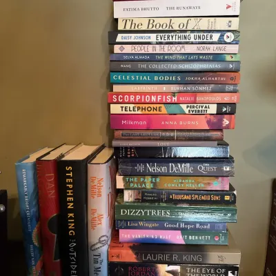 Sale Photo Thumbnail #219: Paperback and hardcover books