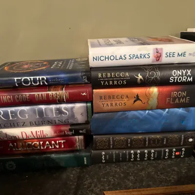 Sale Photo Thumbnail #217: Paperback and hardcover books
