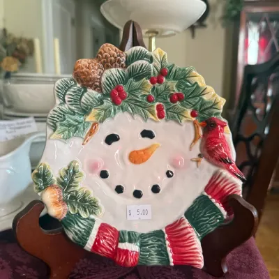 Sale Photo Thumbnail #134: Christmas cookie plate