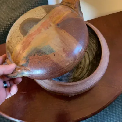 Sale Photo Thumbnail #46: Hand spun pottery