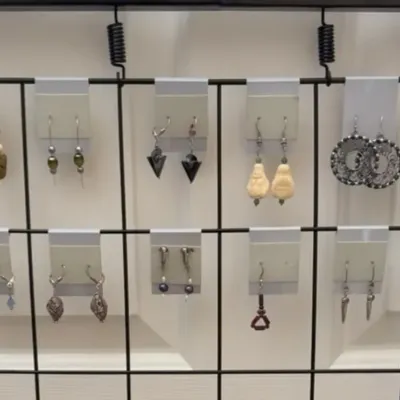 Sale Photo Thumbnail #247: Handmade beaded earing jewelry