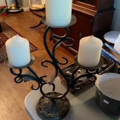 Sale Photo Thumbnail #42: 3 Candle holder