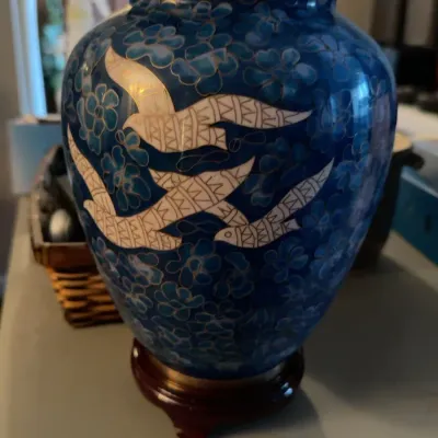 Sale Photo Thumbnail #368: Going Home Cloisonné Urn (unused)