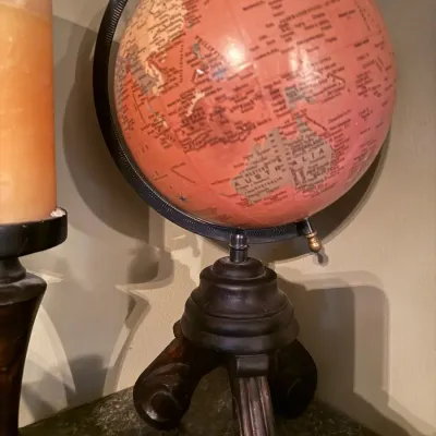 Sale Photo Thumbnail #214: Wooden globe