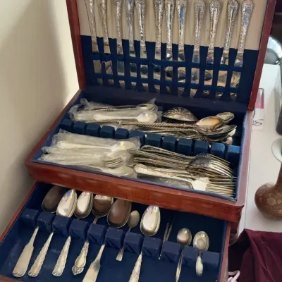 Sale Photo Thumbnail #366: Silver set