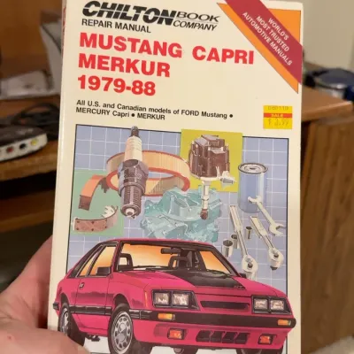 Sale Photo Thumbnail #100: 1979-1988 Mustang repair manual