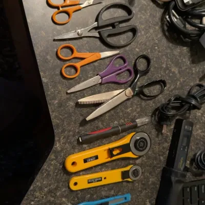 Sale Photo Thumbnail #62: Misc. scissors and cutting tools