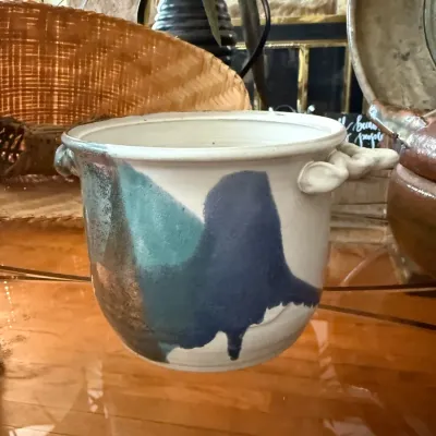 Sale Photo Thumbnail #146: Hand-crafted pottery art piece