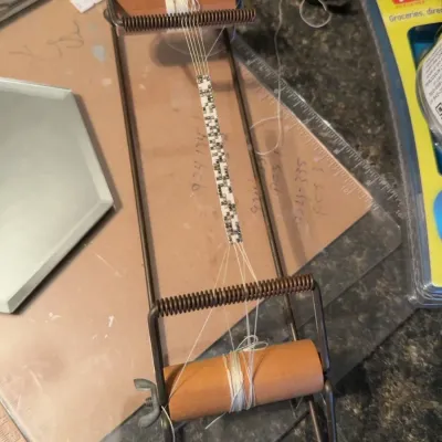 Sale Photo Thumbnail #22: Beading loom