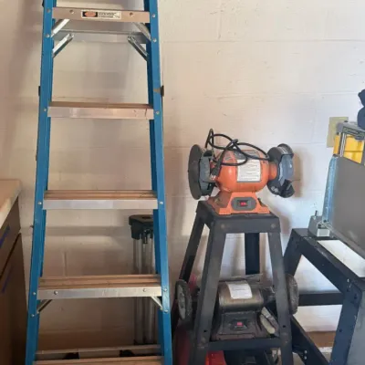 Sale Photo Thumbnail #263: Ladder and grinders