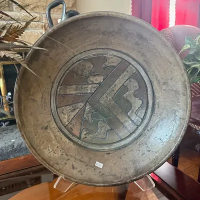 Sale Photo Thumbnail #144: Hand-crafted plate art piece