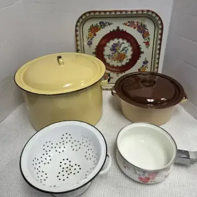 Enamel Ware Including Teleflora & Galleria Collection