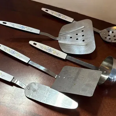 Vintage Patternware Serving Utensils 