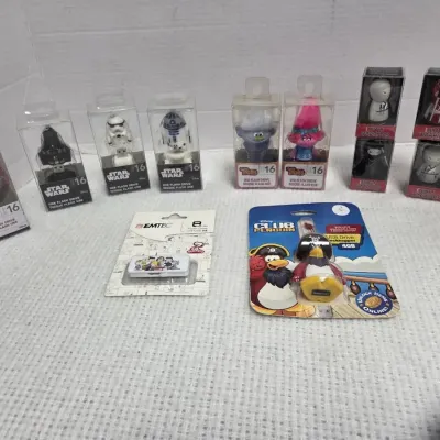 Star Wars! Ninja Warrior! Trolls! Charlie Brown! Club Penguin USB Flash Drives