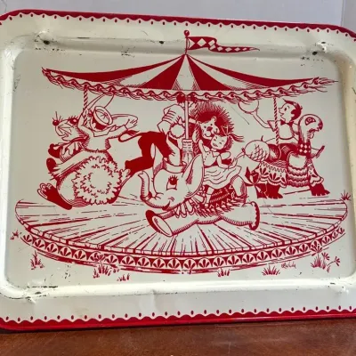 Vintage Circus Tray