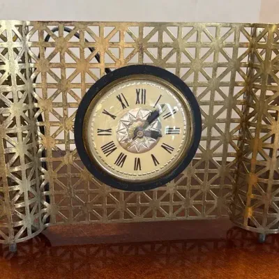 Vintage Metal Clock