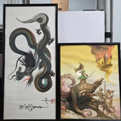 Hand Drawn Framed Prints