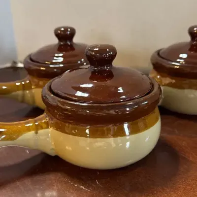 Stoneware Soup Bowls With Lids 