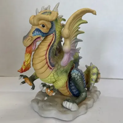 Vintage Porcelain Dragon Figure