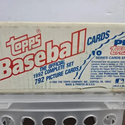 Factory-Sealed 1992 Topps Baseball Complete Factory Set