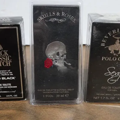 Mens Cologne Polo And Skull And Roses