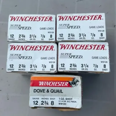 Winchester A.M.M.O 12-gauge Shells Full Boxes
