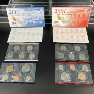 Uncirculated Coin Sets 2001 Philadelphia & Denver #2