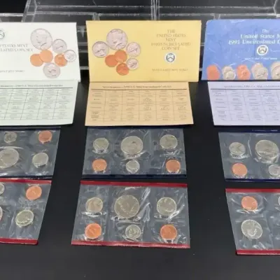 Uncirculated Coin Sets 1989-1991