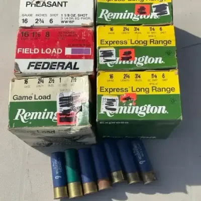 Assorted 16-Gauge A.M.M.O Full Boxes +