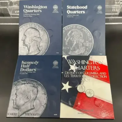 Coin Collection Books With Coins