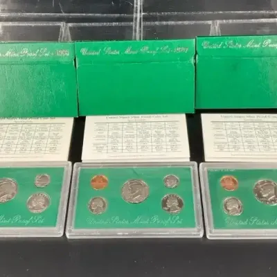 Coin Proof Sets 1996-1998