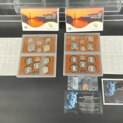 Coin Proof Sets 2017 and 2019