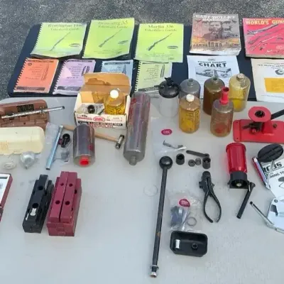 Assorted Reloading Equipment & Books