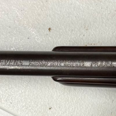 Sale Photo Thumbnail #28: Vintage Stevens Model 87T rifle manufactured by Savage Arms Corporation.