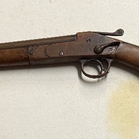 Sale Photo Thumbnail #13: Vintage single-barrel break-action shotgun 