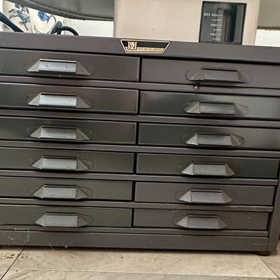 Sale Photo Thumbnail #36: Small Metal cabinet