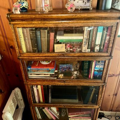 Sale Photo Thumbnail #27: Globe barrister bookcase