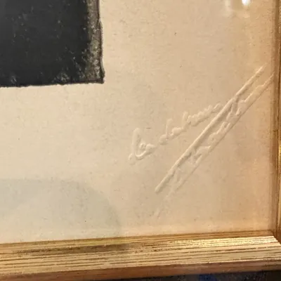 Sale Photo Thumbnail #178: Signature by Salvador Dali
