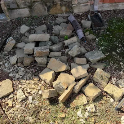 Sale Photo Thumbnail #406: Stone landscaping blocks for sale.