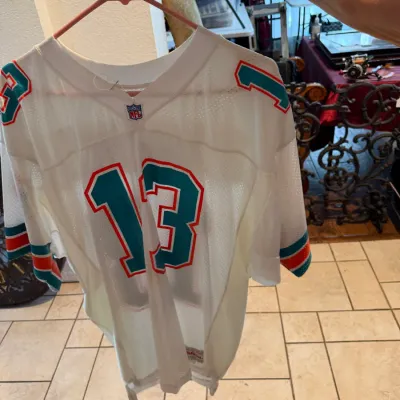 Sale Photo Thumbnail #34: Vintage Miami Dolphins Dan Marino #13 jersey.