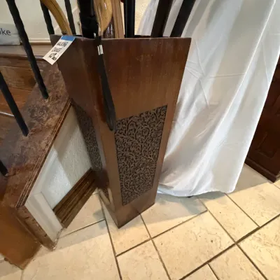 Sale Photo Thumbnail #27: Handmade and carved umbrella stand