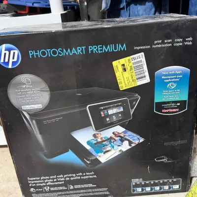 Sale Photo Thumbnail #305: Original retail box for an HP Photosmart Premium all-in-one printer, scanner, and copier.